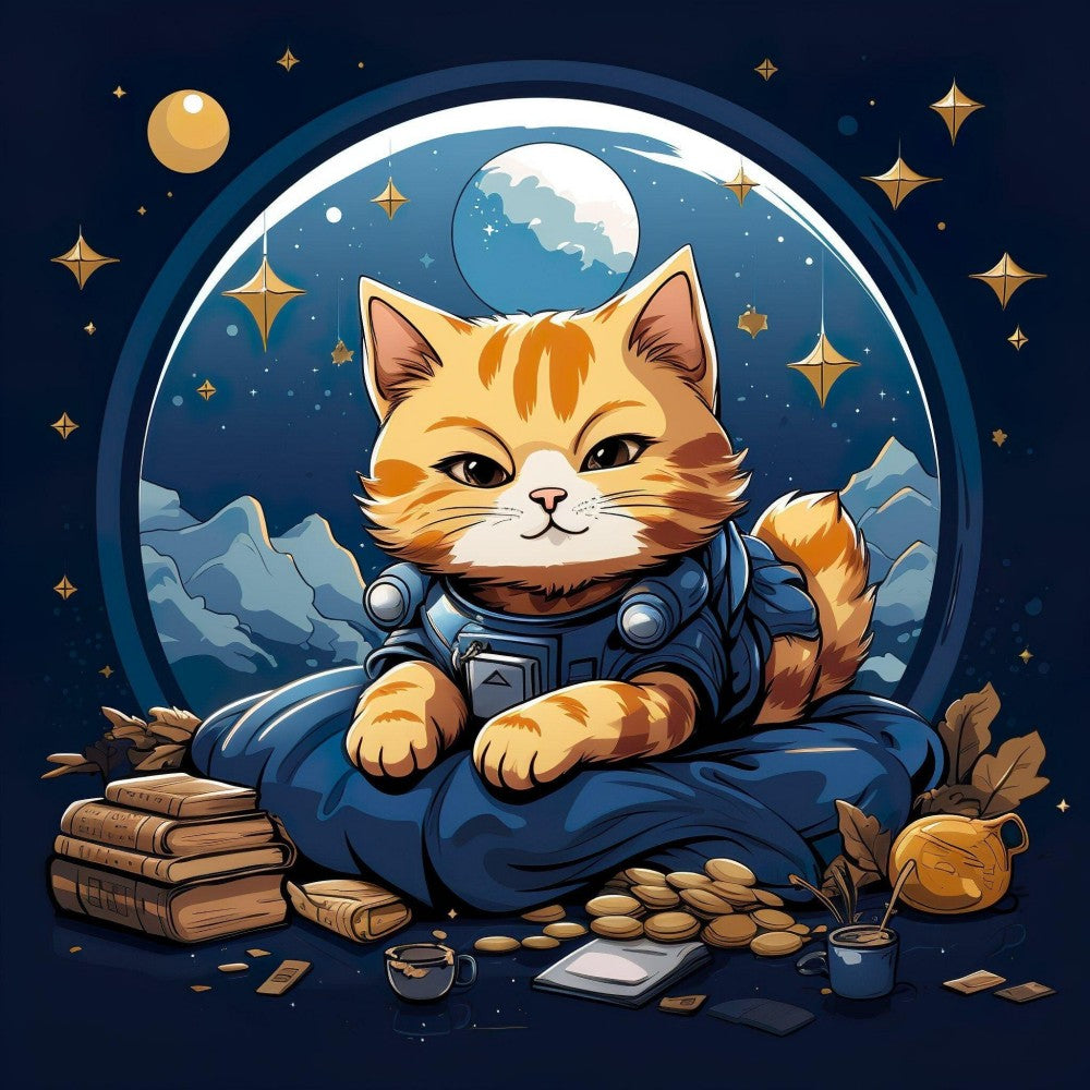 Cats in Space | Diamond Painting