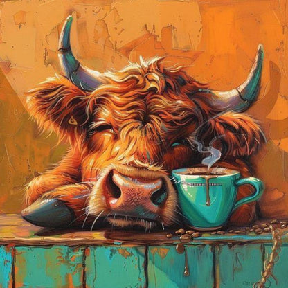 Highland Cow | Diamond Painting