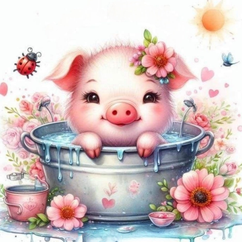 Pig | Diamond Painting