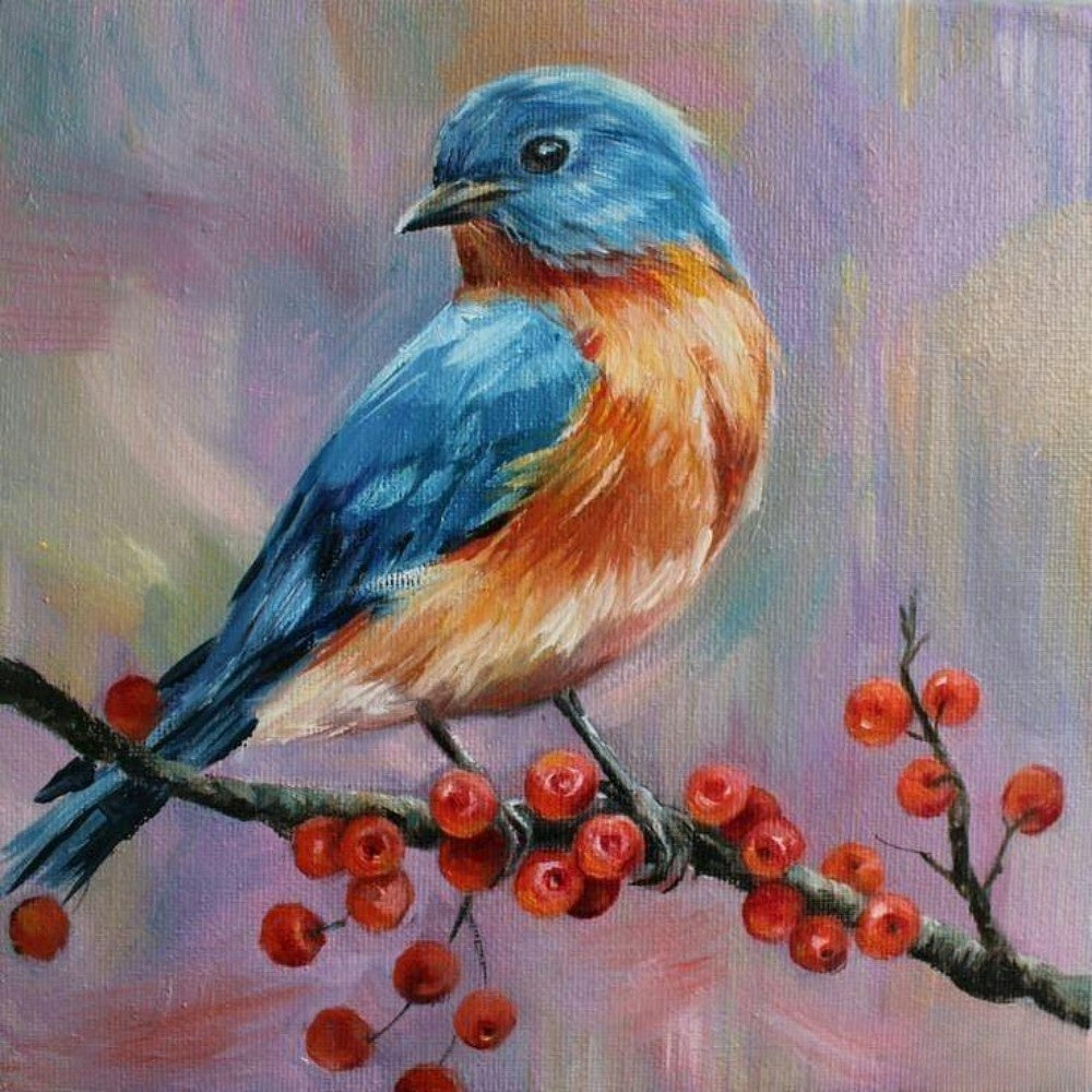 Birds and Flowers | Diamond Painting