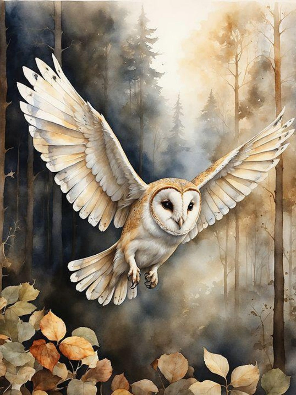 Barn Owl | Diamond Painting