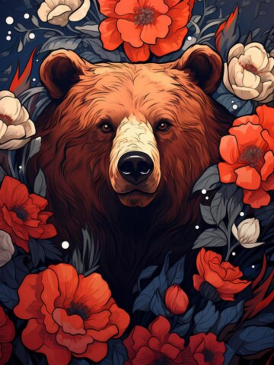 Brown Bear | Diamond Painting