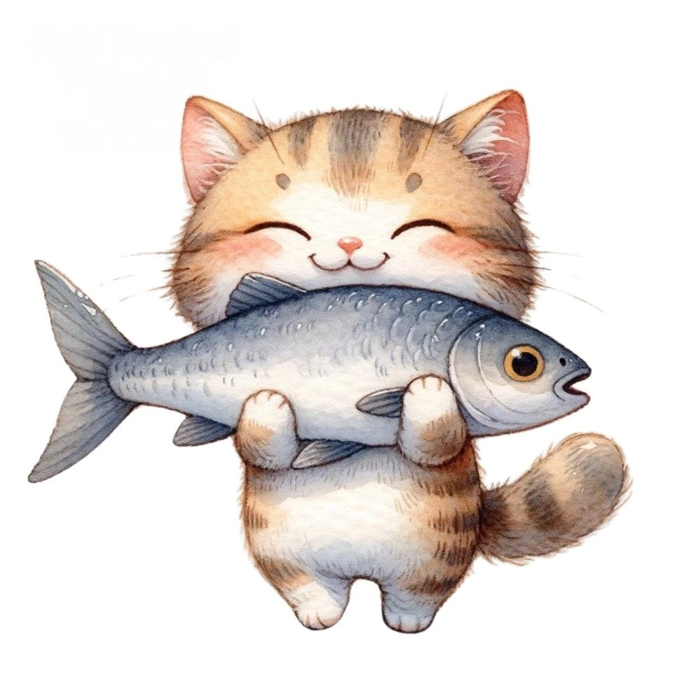 Cat Fish | Diamond Painting