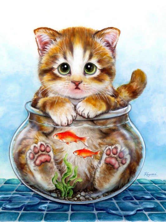 Cat Fish | Diamond Painting