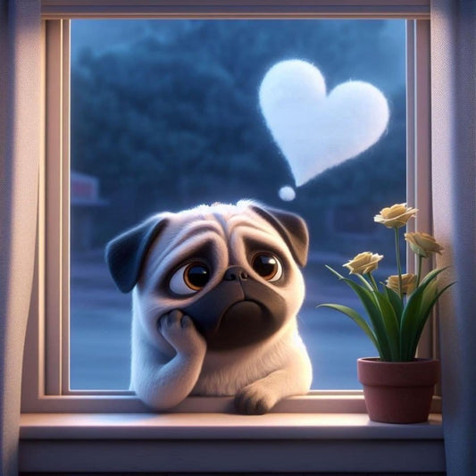 Dog Pug | Diamond Painting