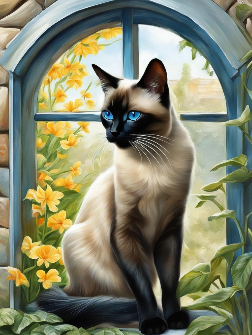 Siamese Cat | Diamond Painting