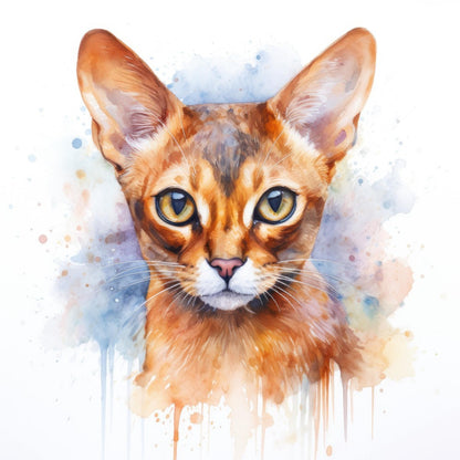 Abyssinian Cat | Diamond Painting