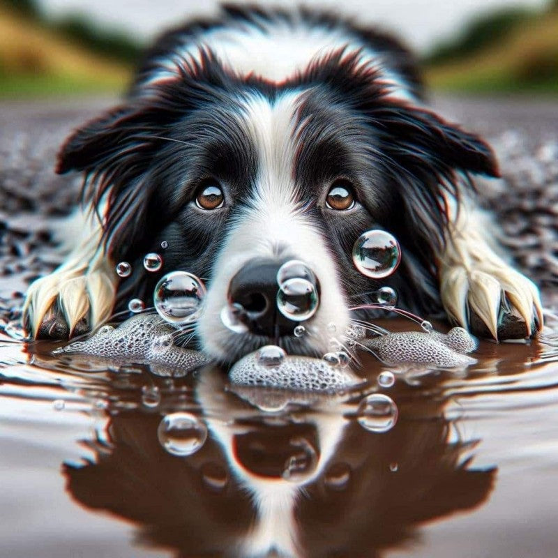Dog Border Collie | Diamond Painting