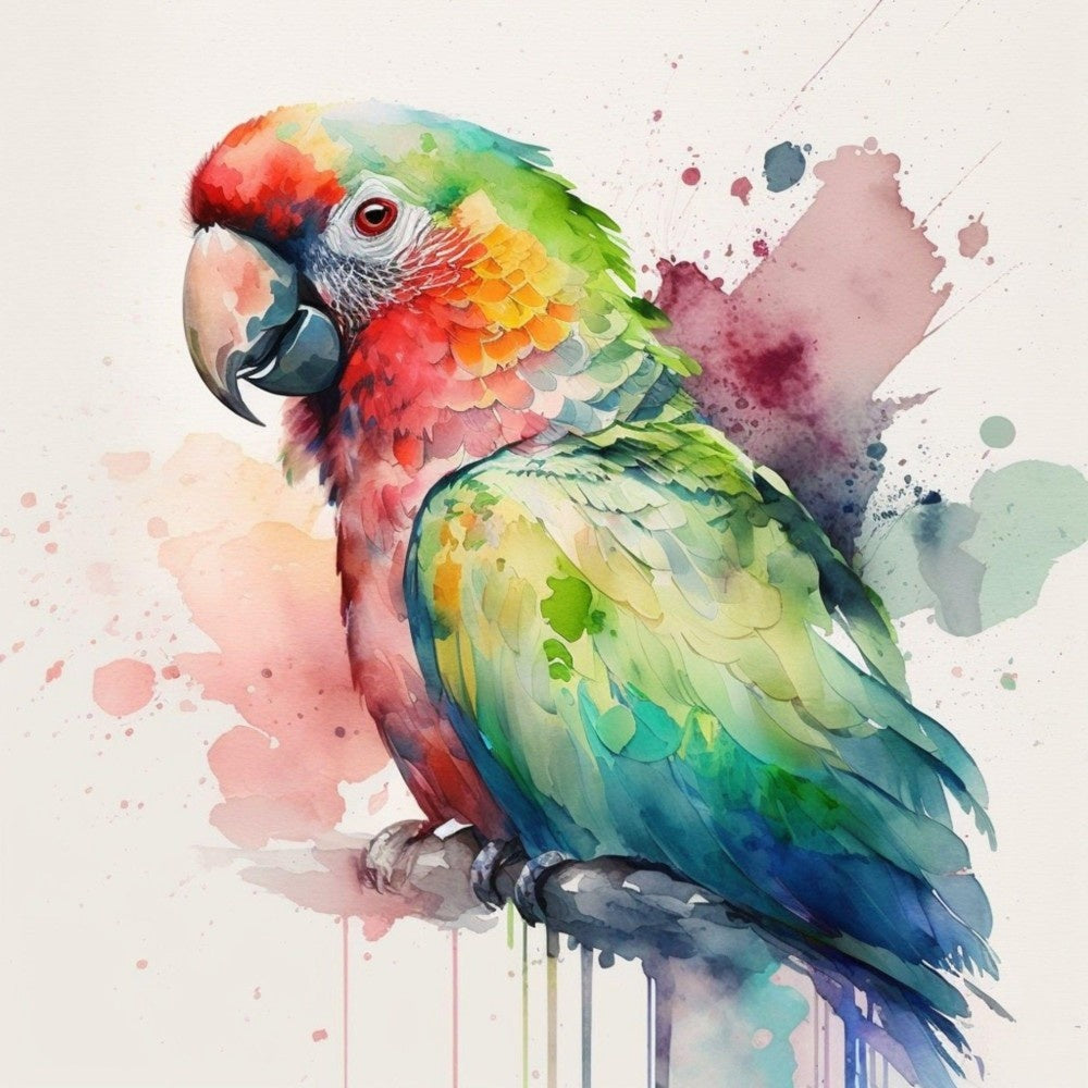 Rainbow Parrots | Diamond Painting