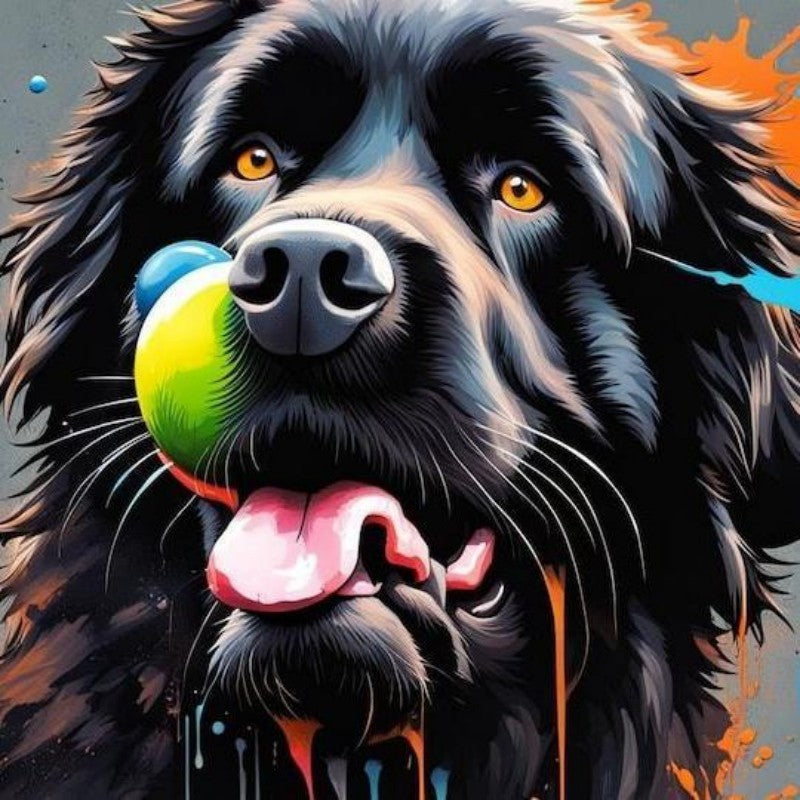Newfoundland Dog | Diamond Painting
