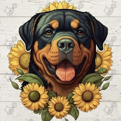 Rottweiler Dog | Diamond Painting