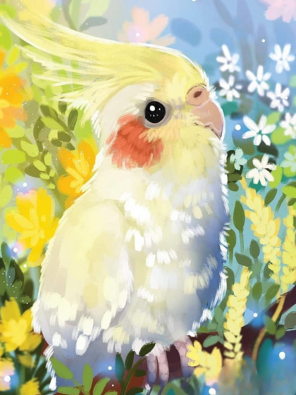 Cockatiel Parrot | Diamond Painting