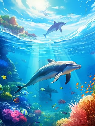 Dolphin | Cross Stitch Embroidery