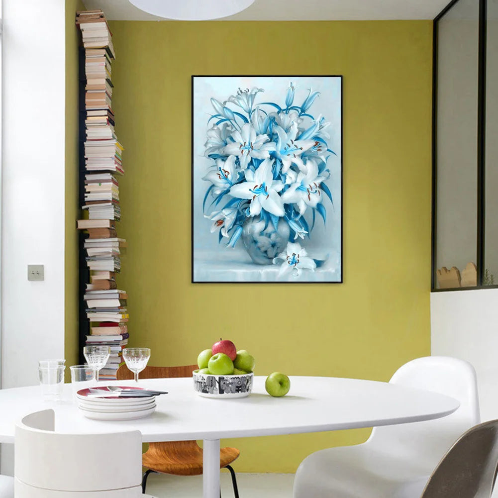 Blue Flower | Diamond Painting