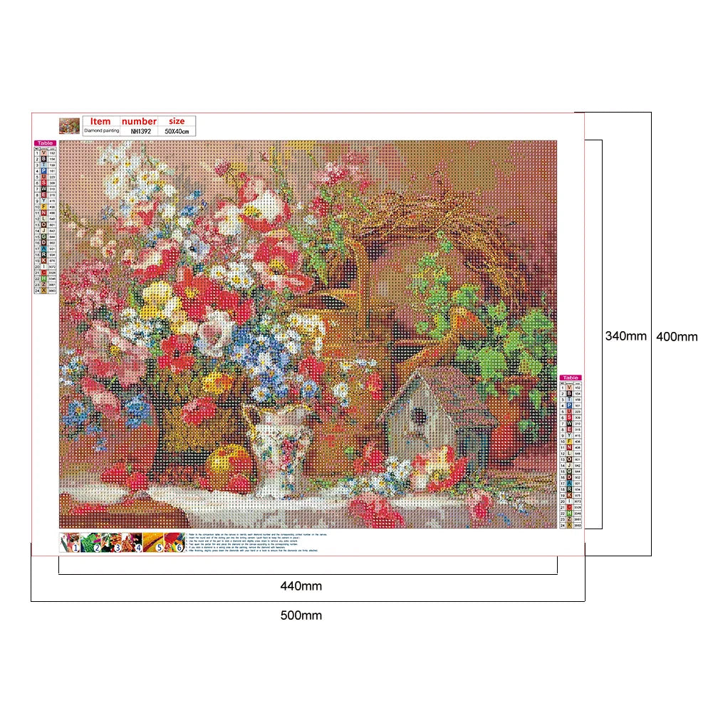 Flower Corner | Diamond Painting