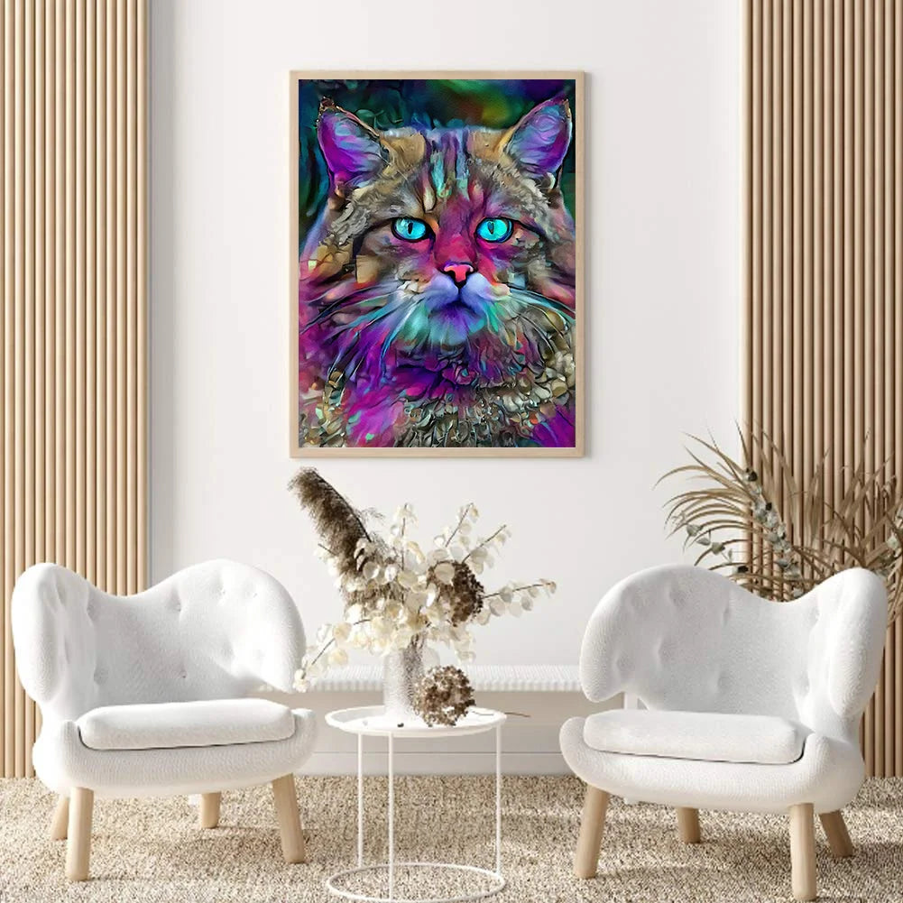 Colorful Cat | Diamond Painting