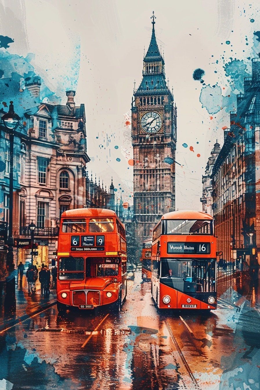 London Bus | Diamond Painting