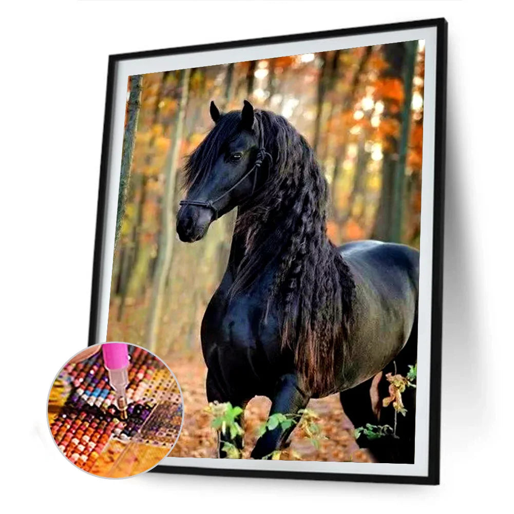 Black Horse | Diamond Painting