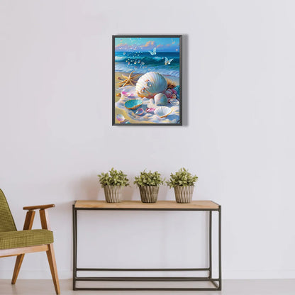 Shells On The Beach | Diamond Painting