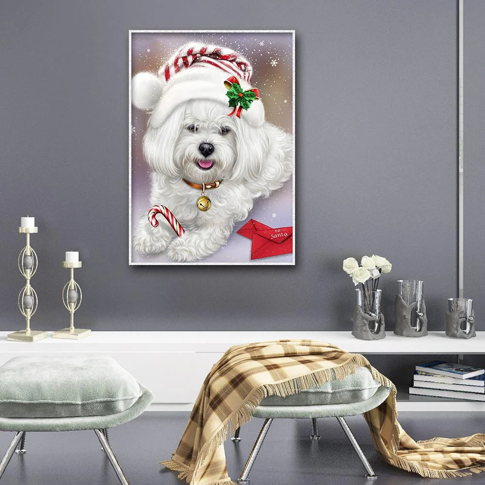 Christmas Dog | Diamond Painting