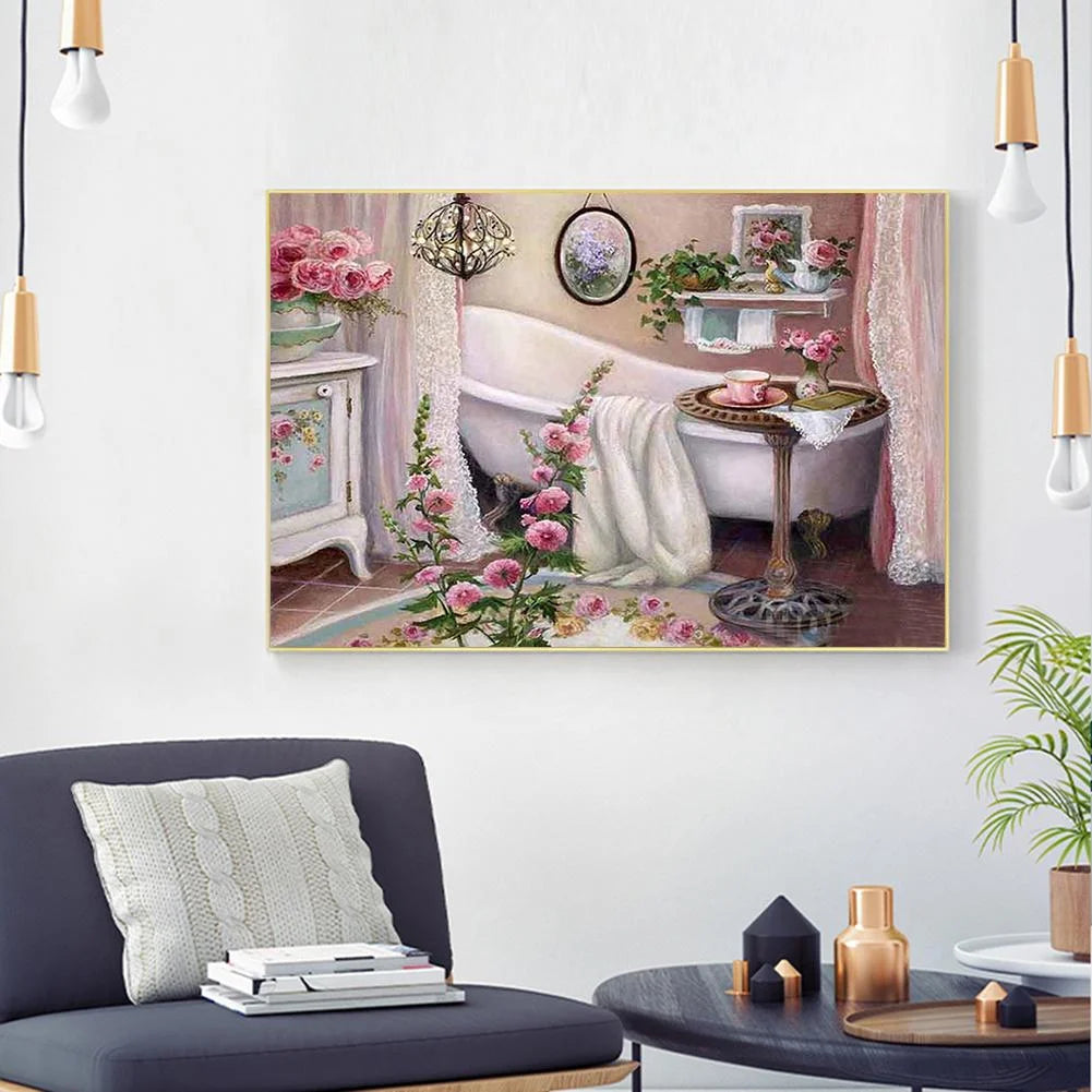 Pink Bathroom | Diamond Painting