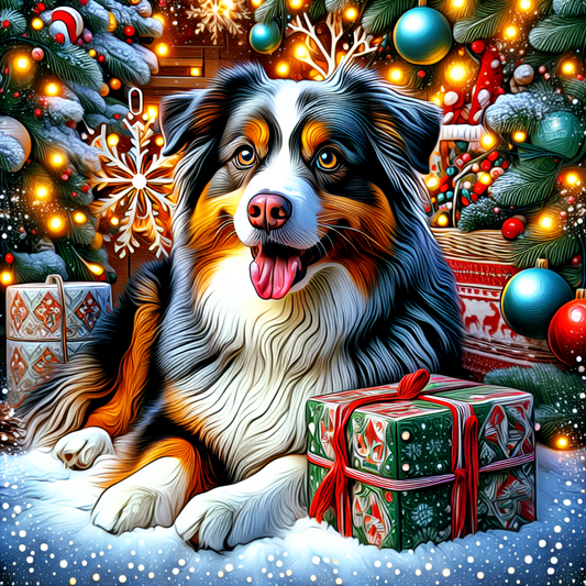 Dog Australian Shepherd | Diamond Painting