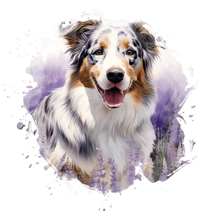 Dog Australian Shepherd | Diamond Painting