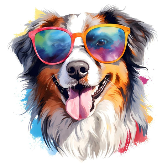 Dog Australian Shepherd | Diamond Painting