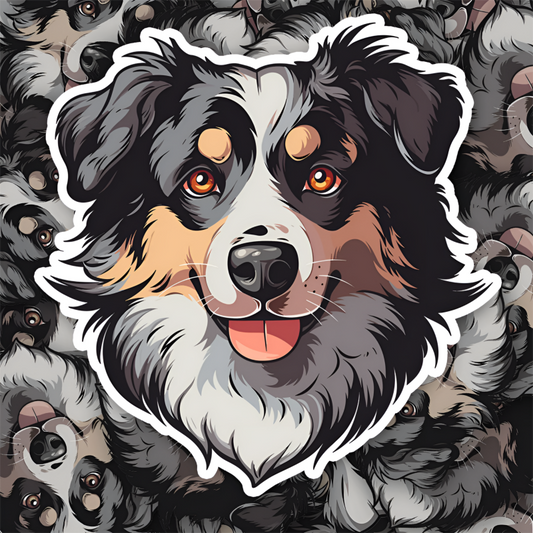 Dog Australian Shepherd | Diamond Painting