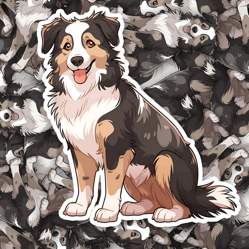 Dog Australian Shepherd | Diamond Painting