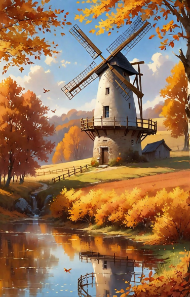 Windmill | Diamond Painting
