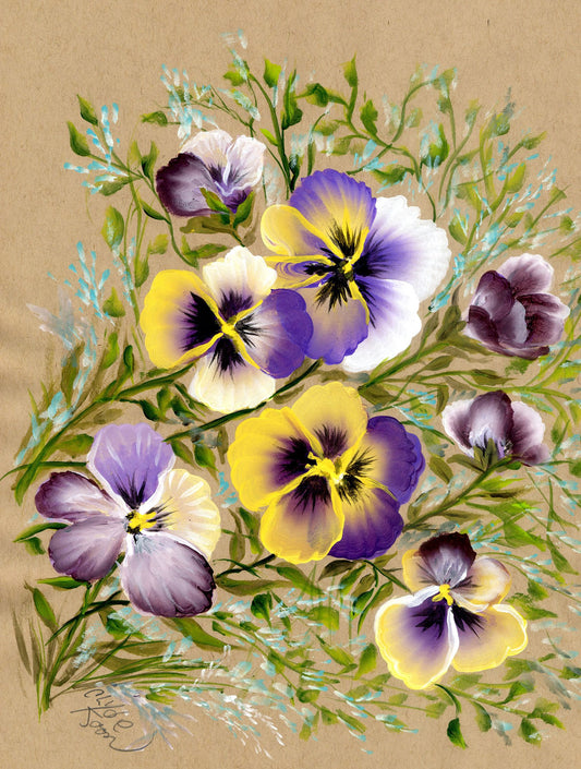 Pansy | Diamond Painting