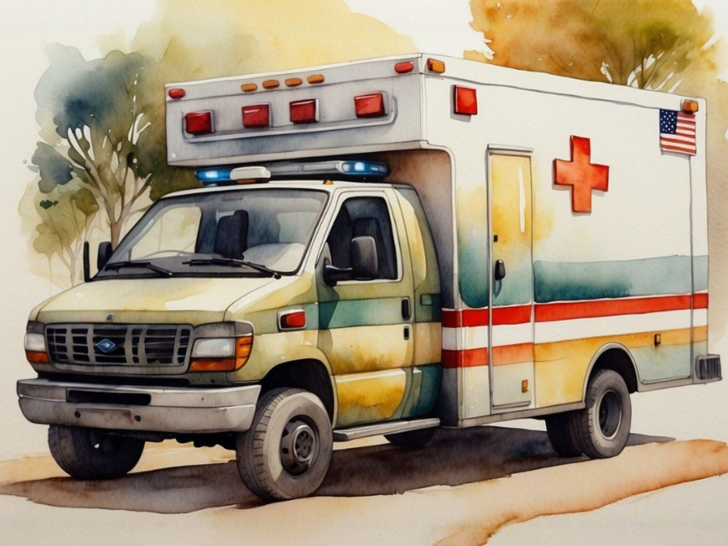 Ambulance | Diamond Painting