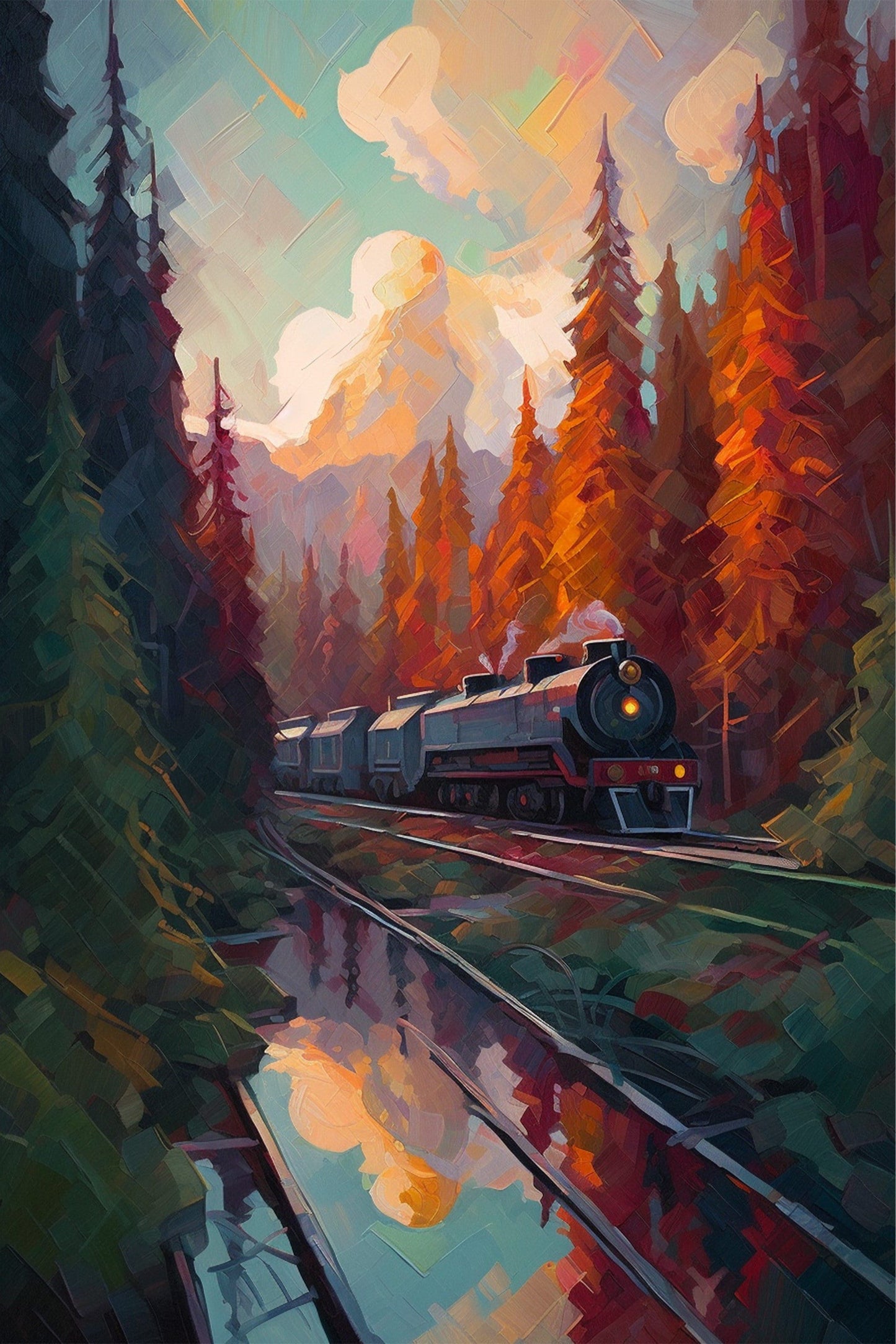 Train | Diamond Painting