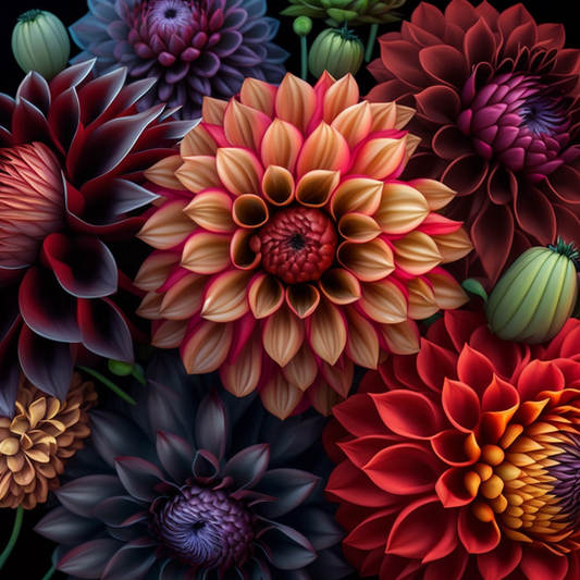 Dahlia | Diamond Painting