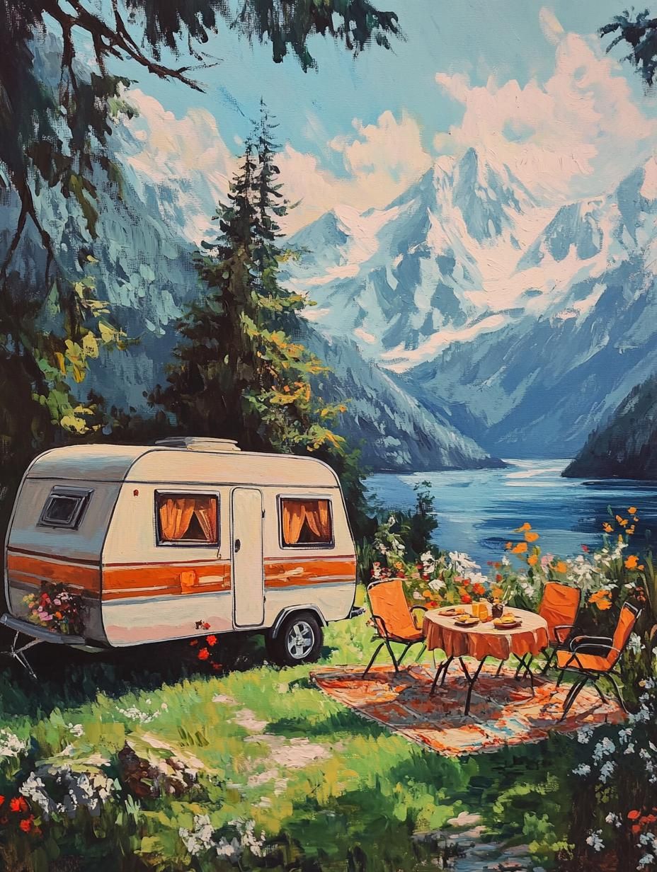 Caravan Camping | Diamond Painting