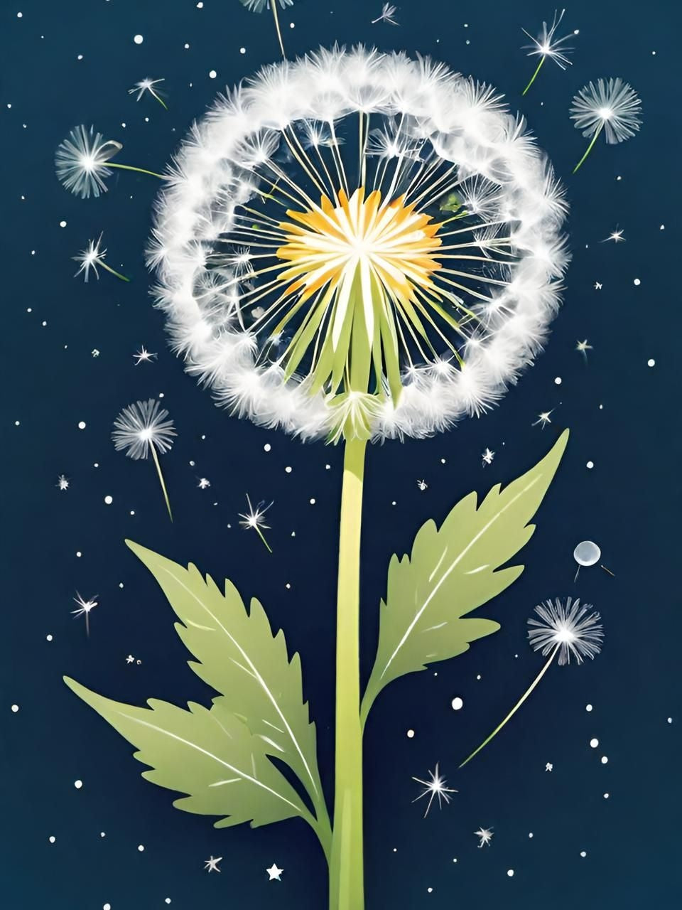 Dandelion | Diamond Painting