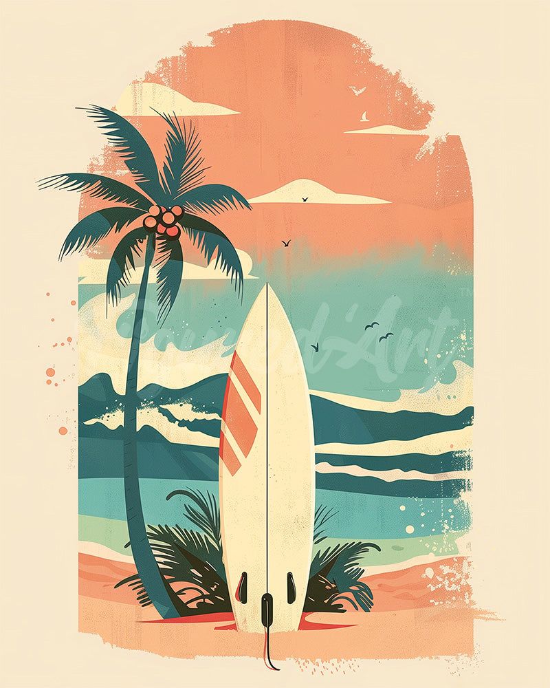 Surfboard | Diamond Painting