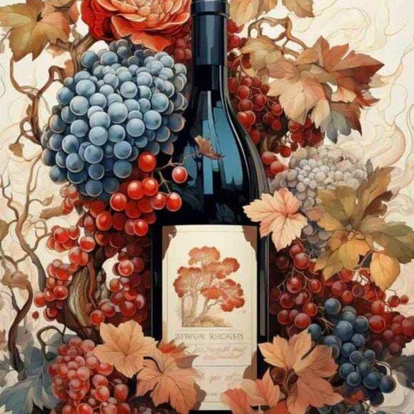 Wine Glass | Diamond Painting