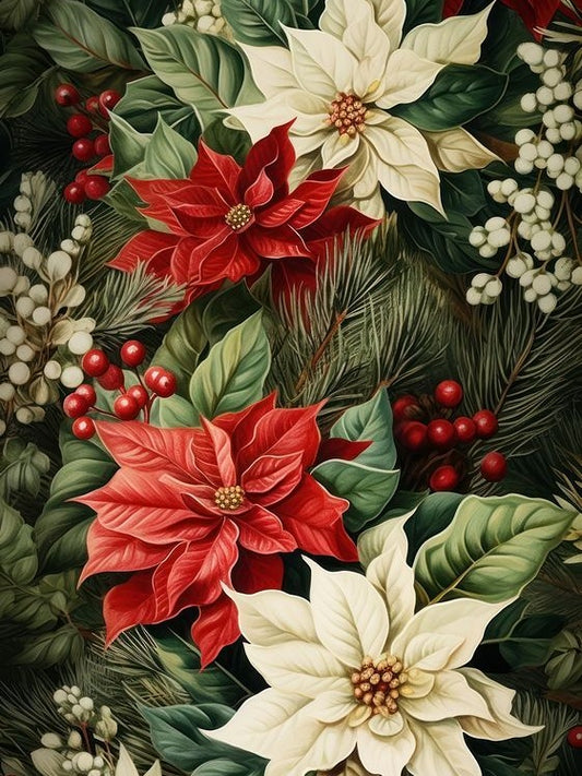 Poinsettia | Diamond Painting