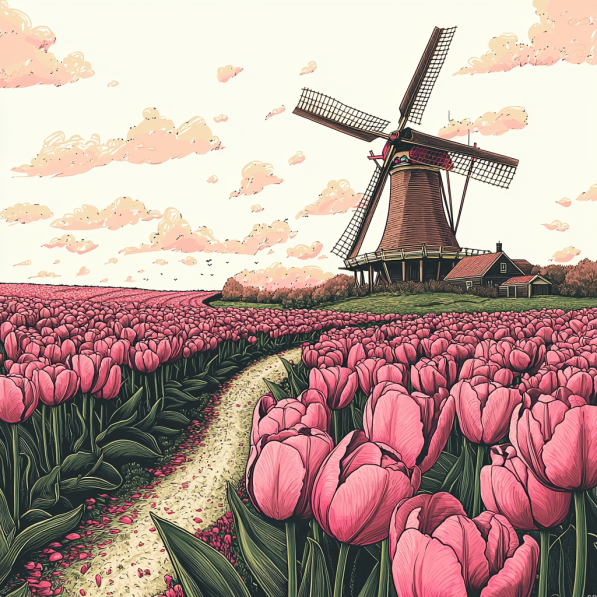 Windmill | Diamond Painting