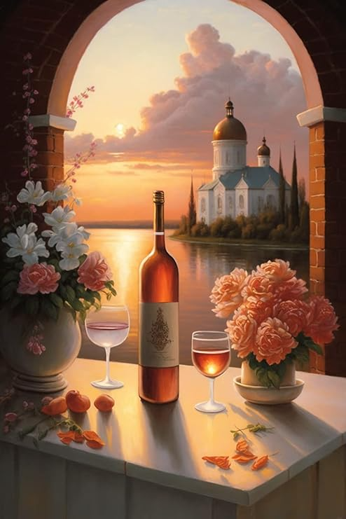Wine Glass | Diamond Painting
