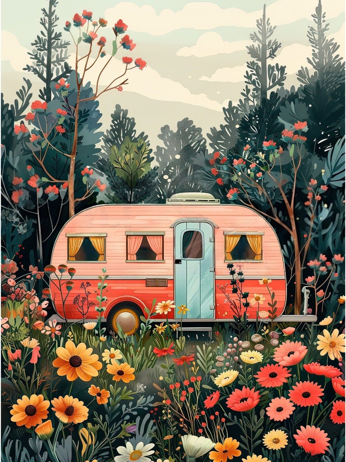 Caravan Camping | Diamond Painting