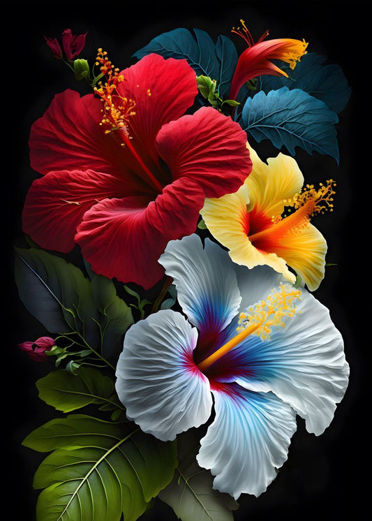 Hibiscus | Diamond Painting