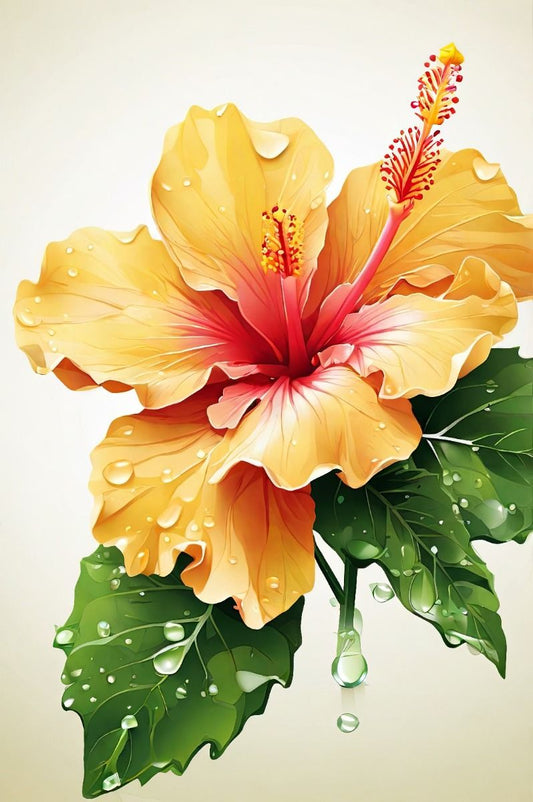 Hibiscus | Diamond Painting
