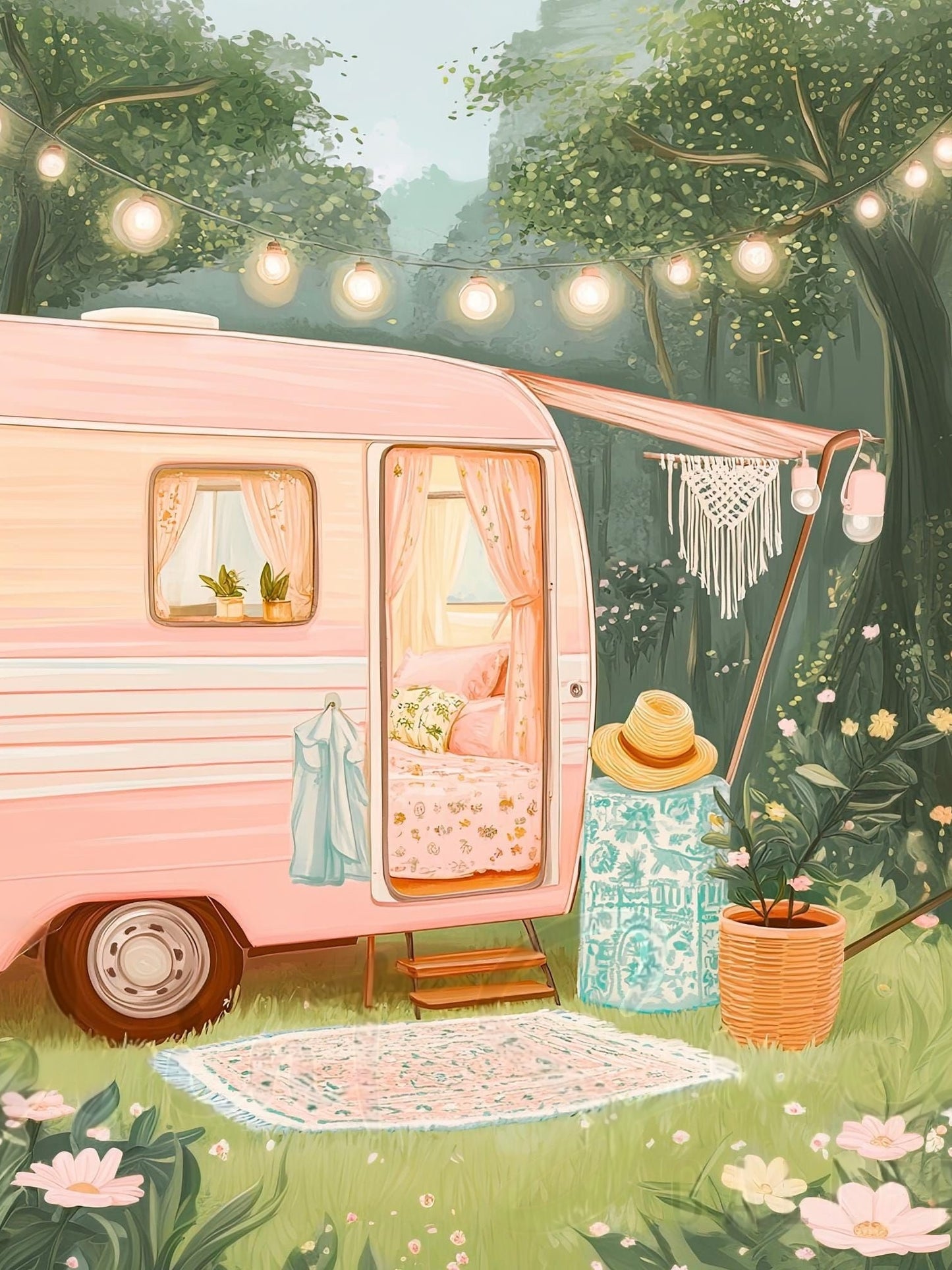 Caravan Camping | Diamond Painting