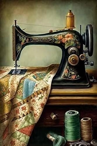 Sewing Machine | Diamond Painting