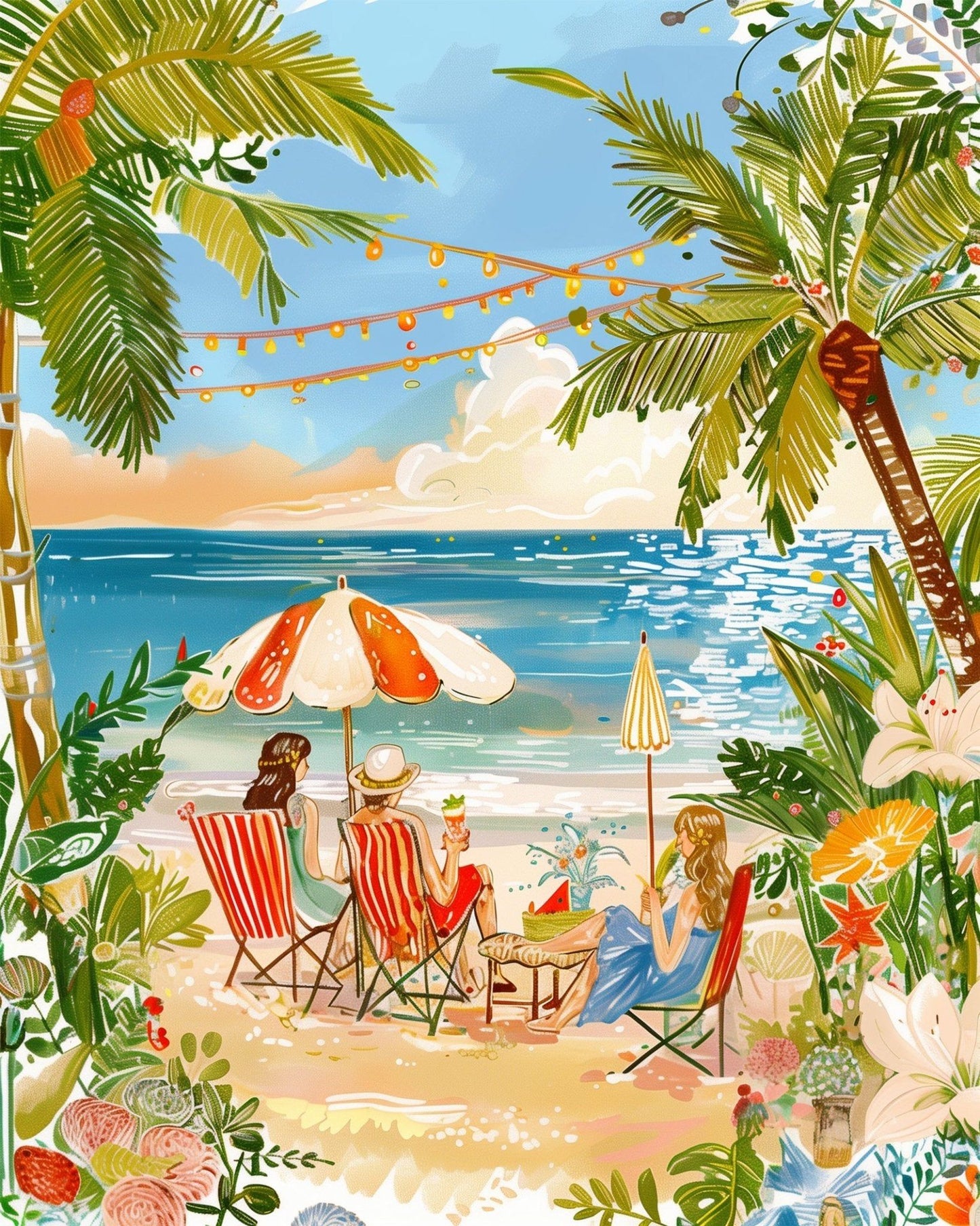 Beach Chair | Diamond Painting