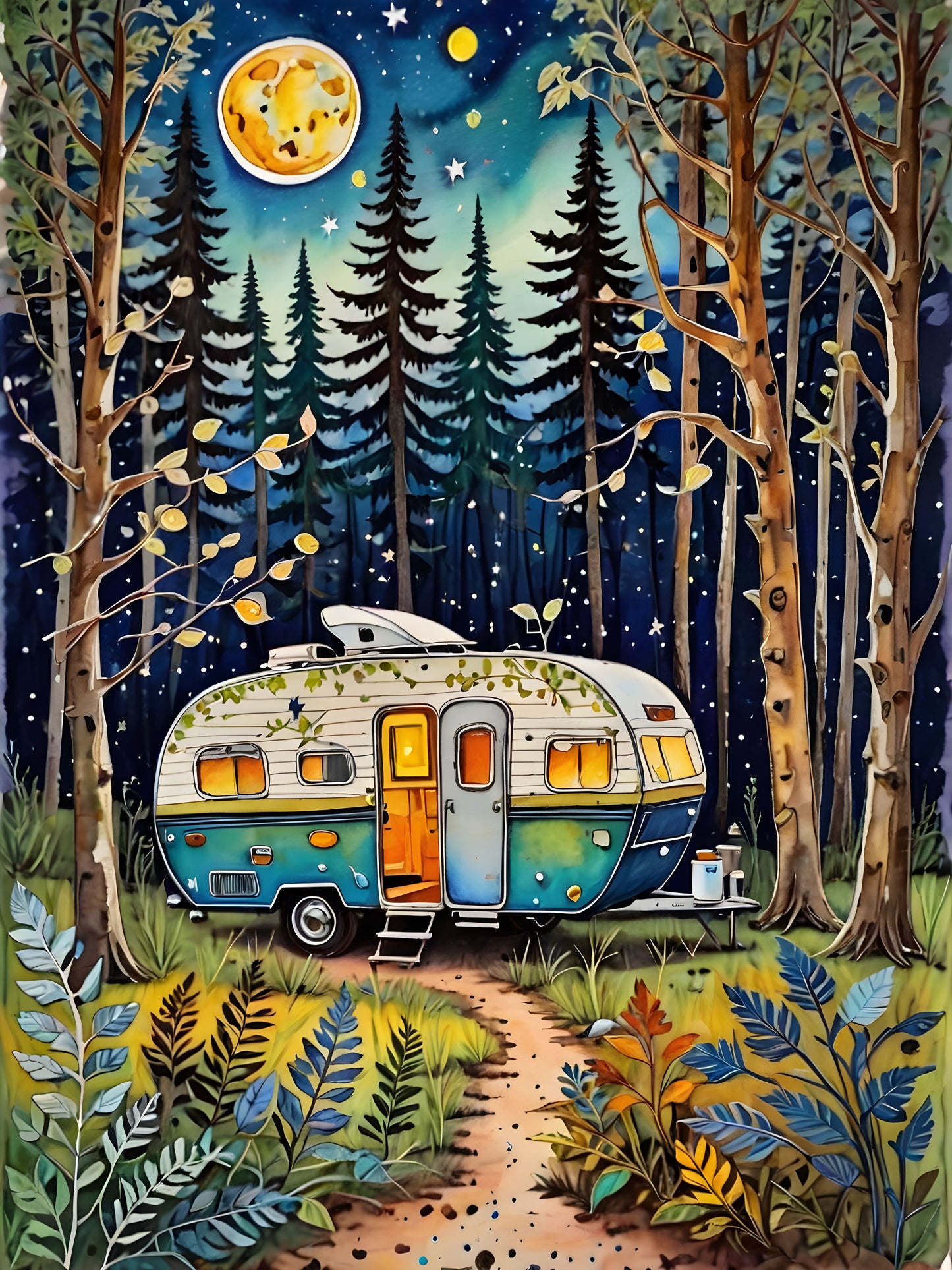 Caravan Camping | Diamond Painting
