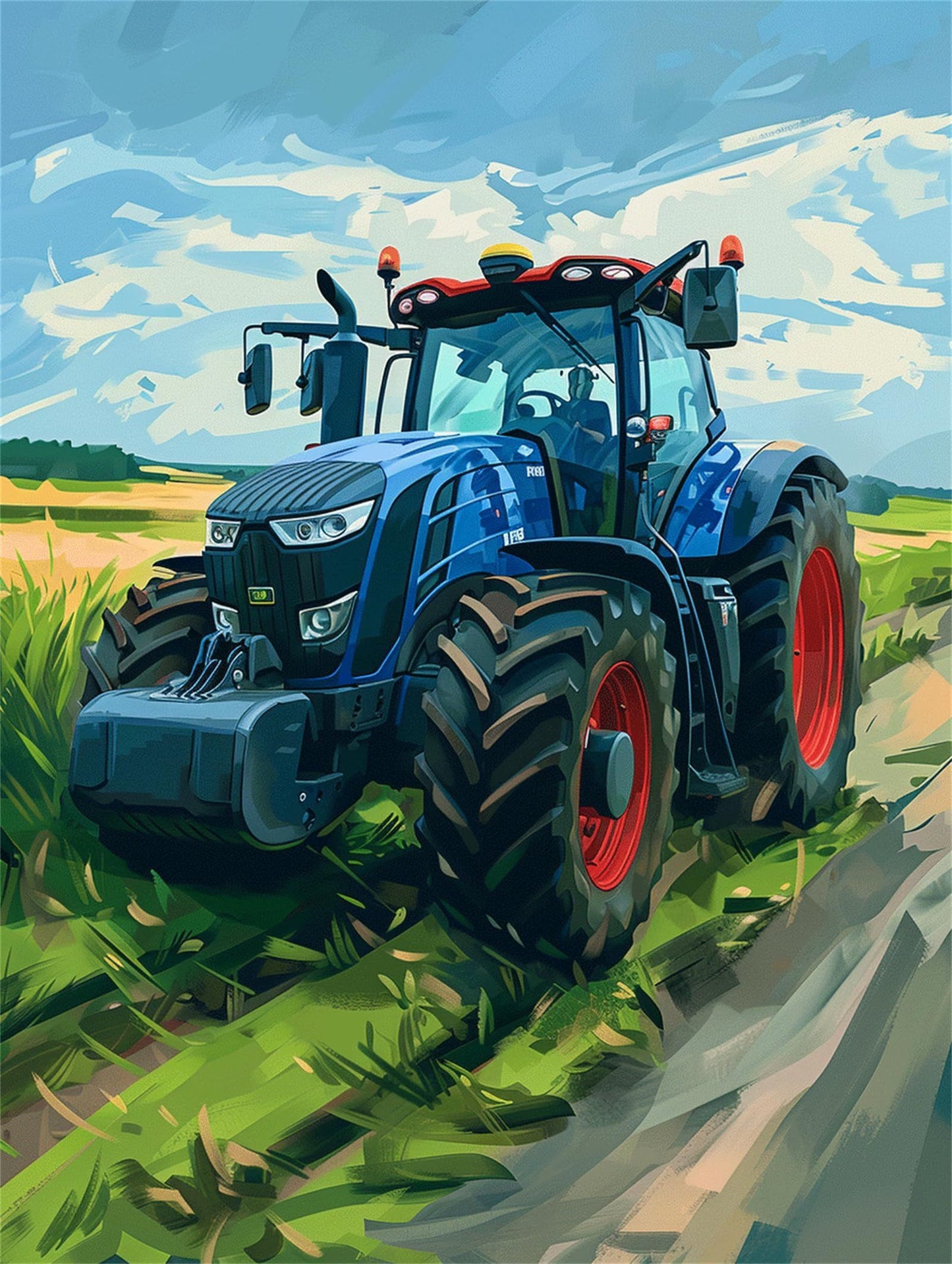 Tractor | Diamond Painting